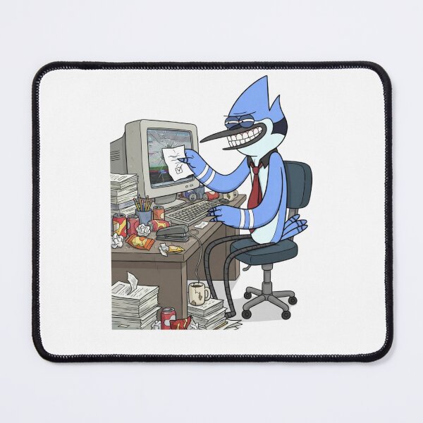 Item preview, Unhinged Blue Jay Office Desk Work Burnout Humor designed and sold by FreakToons.