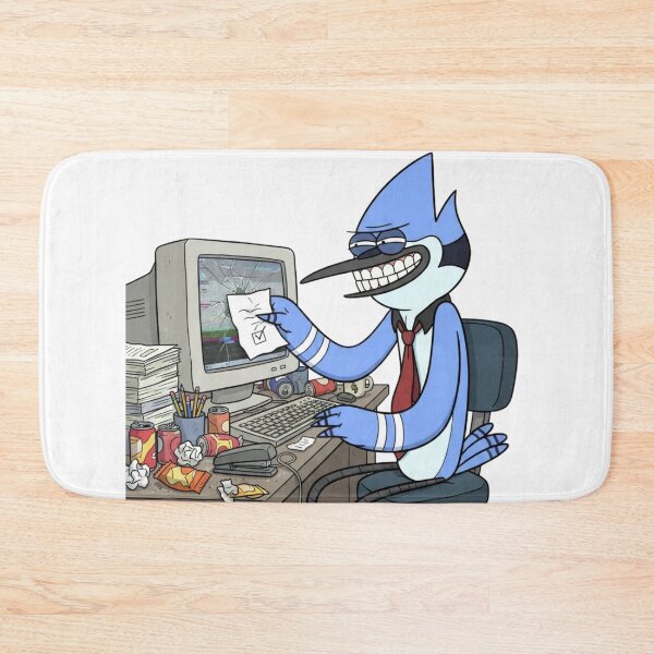Item preview, Unhinged Blue Jay Office Desk Work Burnout Humor designed and sold by FreakToons.