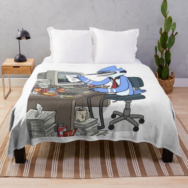 Item preview, Unhinged Blue Jay Office Desk Work Burnout Humor designed and sold by FreakToons.