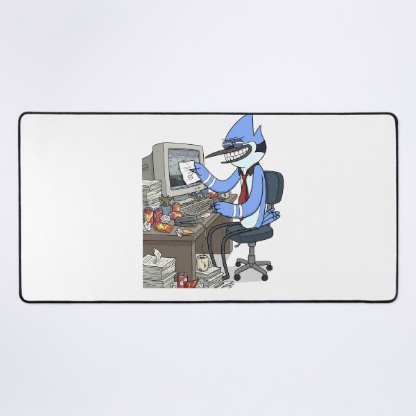 Item preview, Unhinged Blue Jay Office Desk Work Burnout Humor designed and sold by FreakToons.