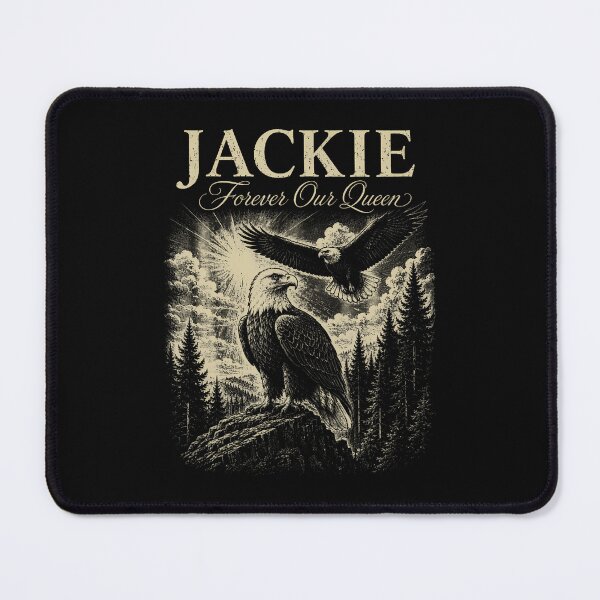 Item preview, Vintage Jackie Forever Our Queen Bald Eagle Memorial Tribute designed and sold by Fereskabilon.