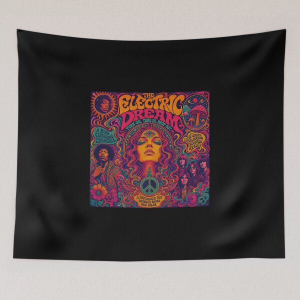 Item preview, The Electric Dream - Turn On, Tune In, Drop Out. A Mind Expanding Experience. A Psychedelic Trip Through Sound and Color. Where Imagination Becomes Reality. designed and sold by Mark Mentzer.