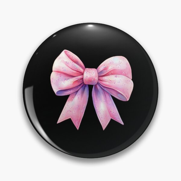 Item preview, Sparkling Pink Ribbon Bow designed and sold by jierrfan.