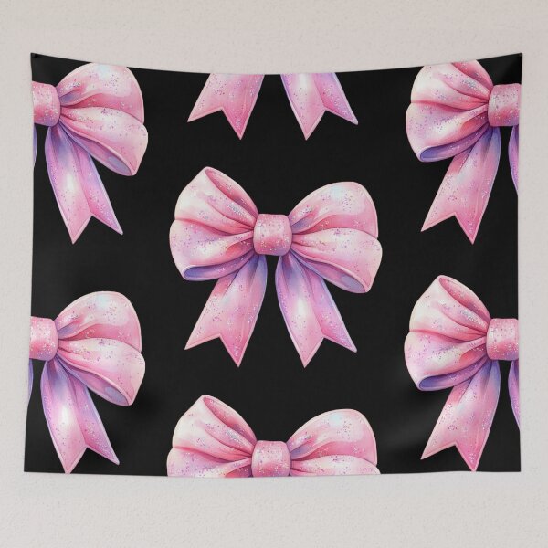 Item preview, Sparkling Pink Ribbon Bow designed and sold by jierrfan.