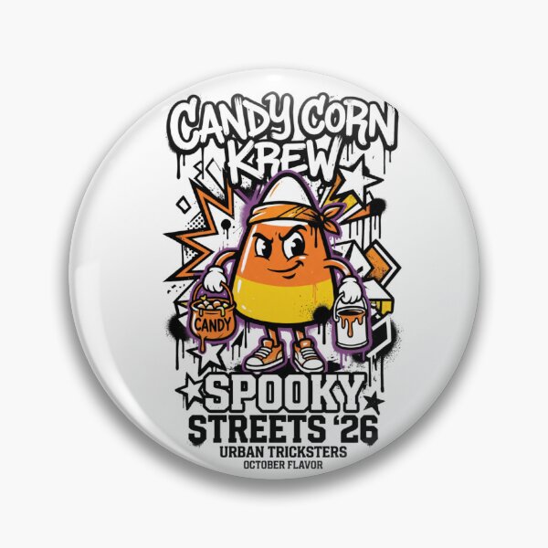 Item preview, Candy Corn Krew Spooky Streets Urban Tricksters Halloween Design Tee designed and sold by DarylWelsh2024.