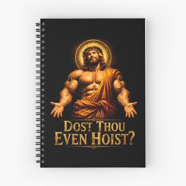 Item preview, Dost Thou Even Hoist? Biblical Gym Parody designed and sold by Victor Shadehorn.