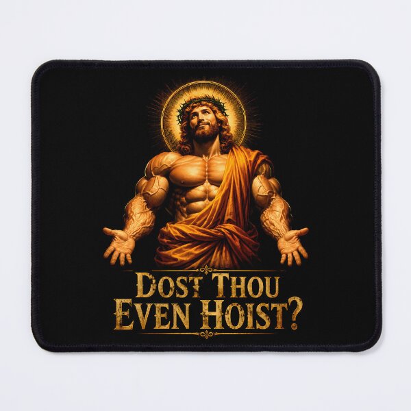 Item preview, Dost Thou Even Hoist? Biblical Gym Parody designed and sold by Victor Shadehorn.