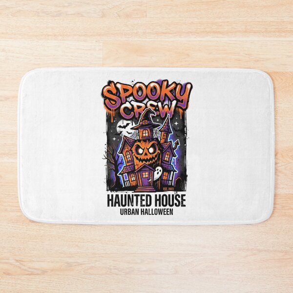Artikelvorschau, Spooky Crew Haunted House Urban Halloween Spooky Vibe Tee entworfen und verkauft von DarylWelsh2024.