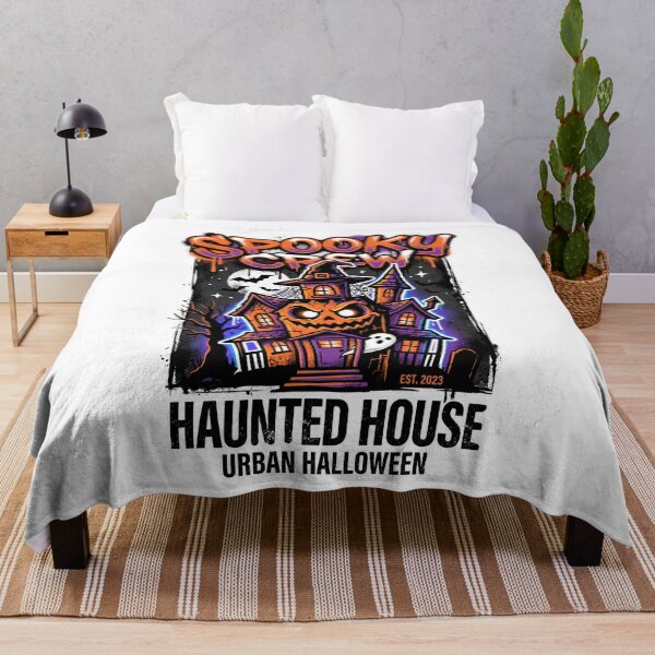 Item preview, Spooky Crew Haunted House Urban Halloween Spooky Vibe Tee designed and sold by DarylWelsh2024.
