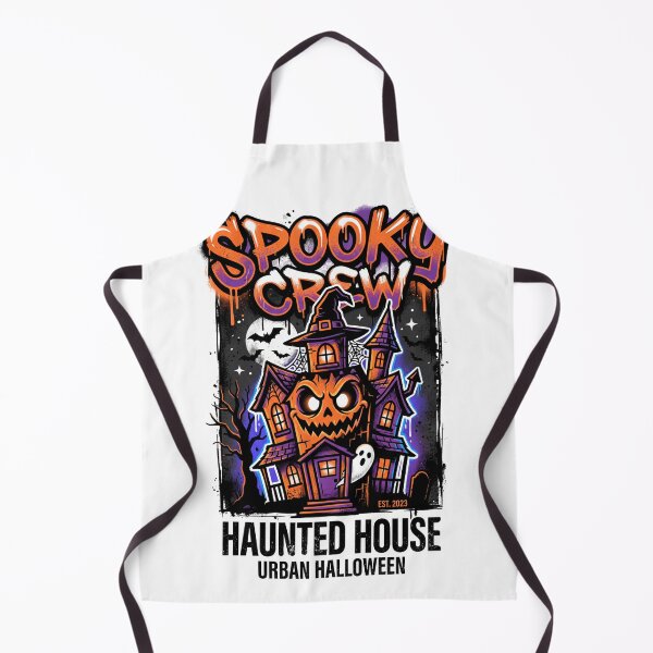 Item preview, Spooky Crew Haunted House Urban Halloween Spooky Vibe Tee designed and sold by DarylWelsh2024.