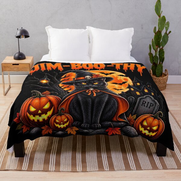 Item preview, Halloween Black Cat Witch T-Shirt designed and sold by DealNest.
