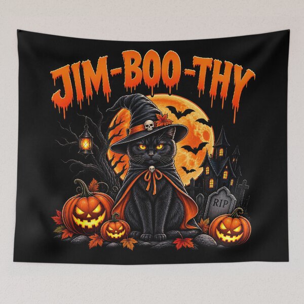 Item preview, Halloween Black Cat Witch T-Shirt designed and sold by DealNest.