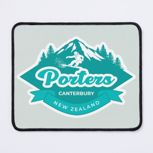 Item preview, Porters Ski Field, Canterbury - Green designed and sold by MY NEW ZEALAND.