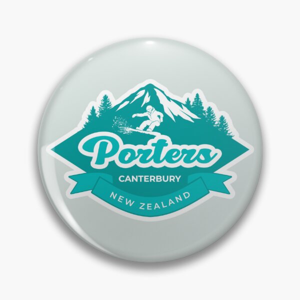 Item preview, Porters Ski Field, Canterbury - Green designed and sold by MY NEW ZEALAND.