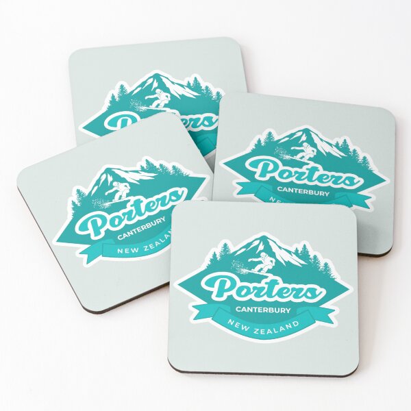 Item preview, Porters Ski Field, Canterbury - Green designed and sold by MY NEW ZEALAND.