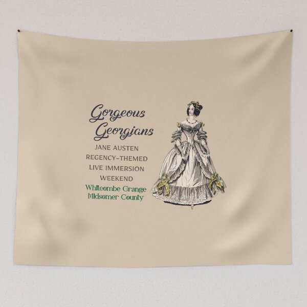 Item preview, Gorgeous Georgians II (on Tan) designed and sold by PawsitiveMum3.