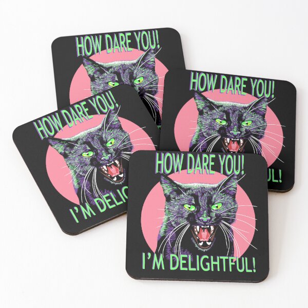Item preview, Angry Black Cat Gift  designed and sold by CasualAfterlife.