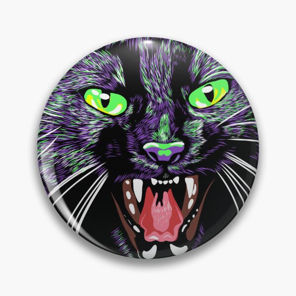 Item preview, Angry Black Cat Gift  designed and sold by CasualAfterlife.