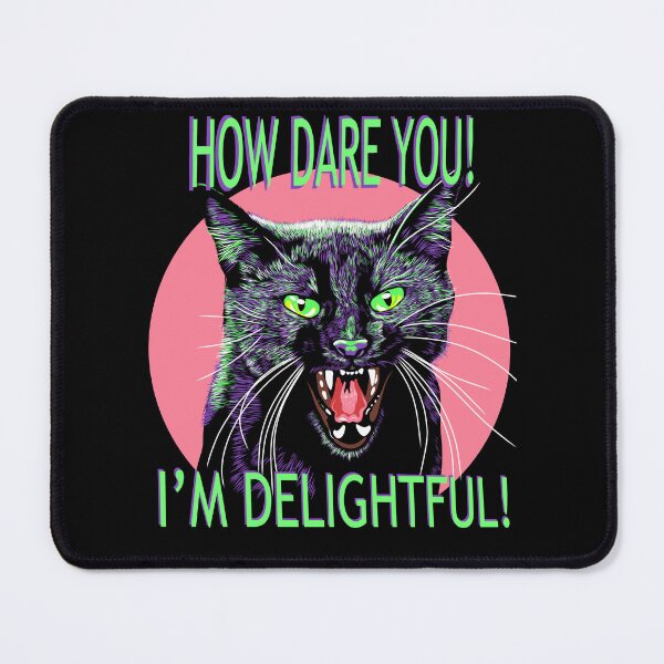 Item preview, Angry Black Cat Gift designed and sold by CasualAfterlife.