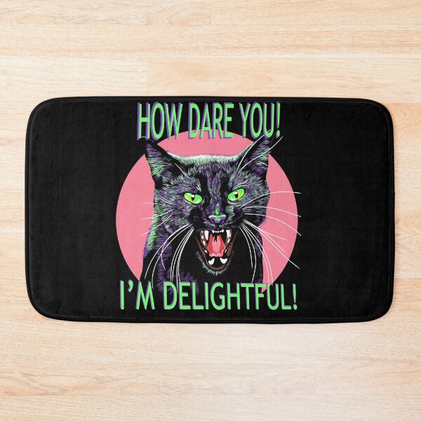 Item preview, Angry Black Cat Gift  designed and sold by CasualAfterlife.