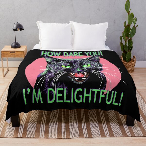Item preview, Angry Black Cat Gift designed and sold by CasualAfterlife.
