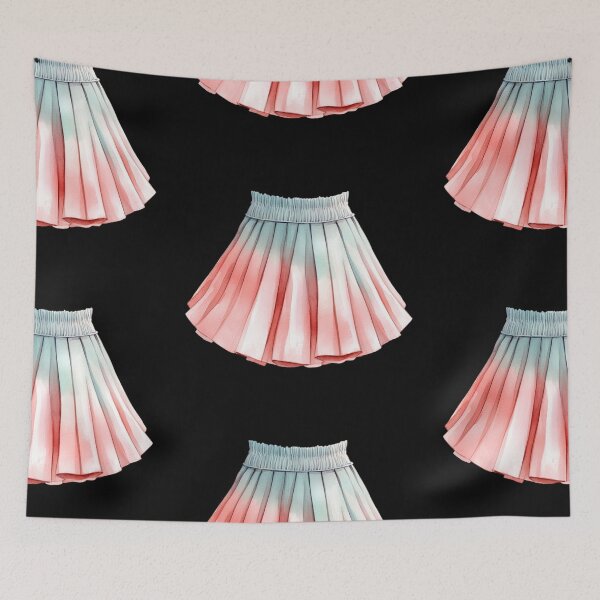 Item preview, Pastel Pleated Skirt designed and sold by jierrfan.