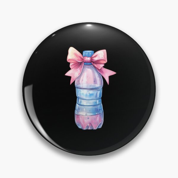 Item preview, Water Bottle with Pink Bow designed and sold by jierrfan.