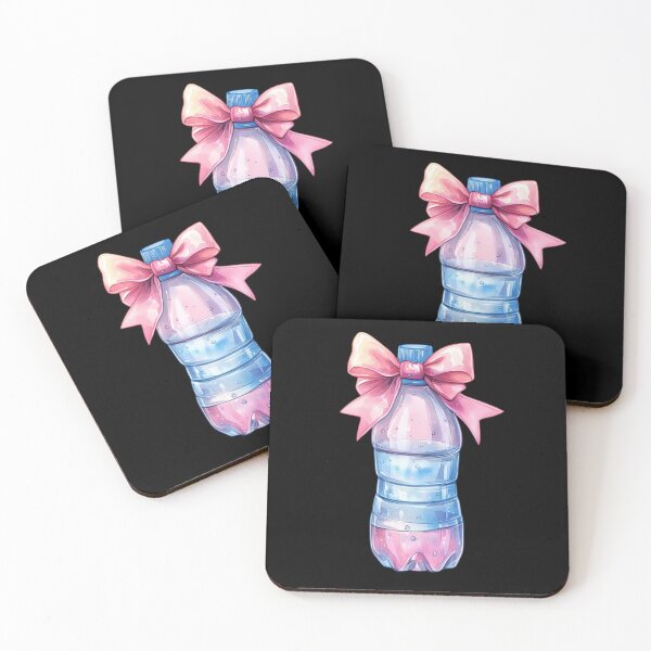 Item preview, Water Bottle with Pink Bow designed and sold by jierrfan.