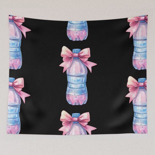 Item preview, Water Bottle with Pink Bow designed and sold by jierrfan.