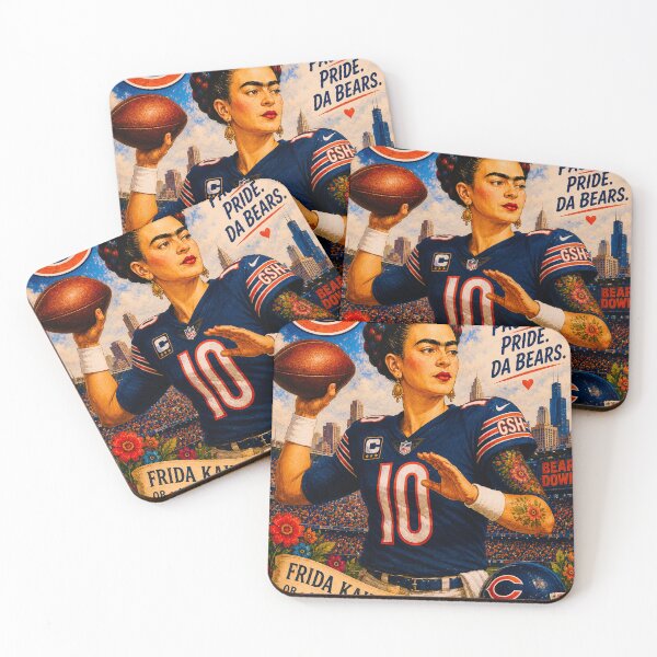 Item preview, Chicago Bears QB Frida designed and sold by reggiemercedes.