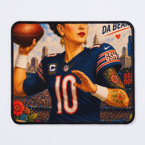 Item preview, Chicago Bears QB Frida designed and sold by reggiemercedes.