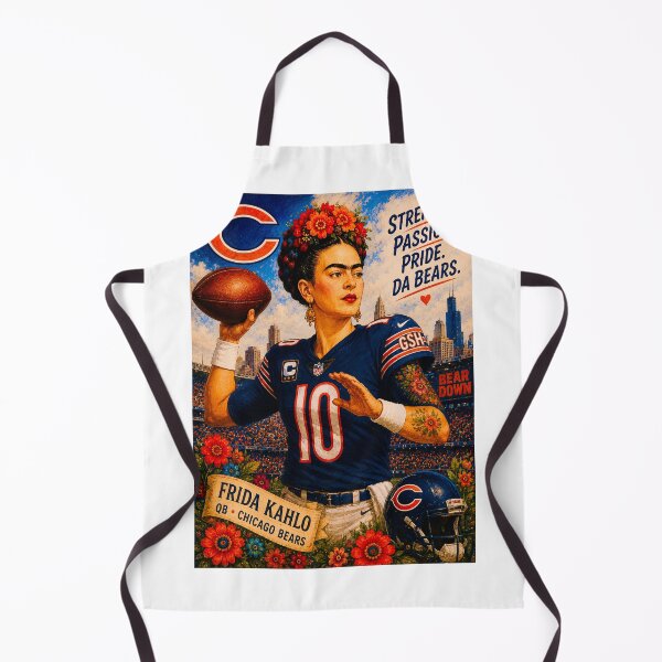 Item preview, Chicago Bears QB Frida designed and sold by reggiemercedes.