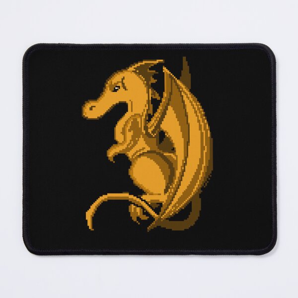 Item preview, Dragon in flight pixel art - yellow designed and sold by SulPixelart.