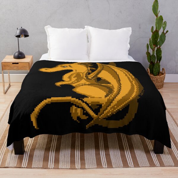 Item preview, Dragon in flight pixel art - yellow designed and sold by SulPixelart.