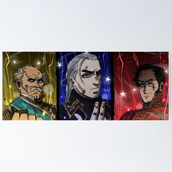 Item preview, Historical Warriors of Venezuela – Epic Anime Style Triptych designed and sold by elglotonmusical.