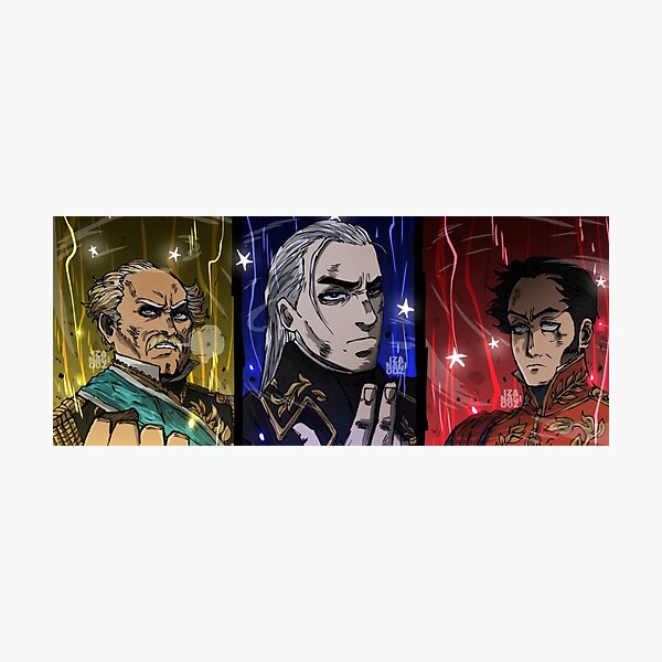 Item preview, Historical Warriors of Venezuela – Epic Anime Style Triptych designed and sold by elglotonmusical.