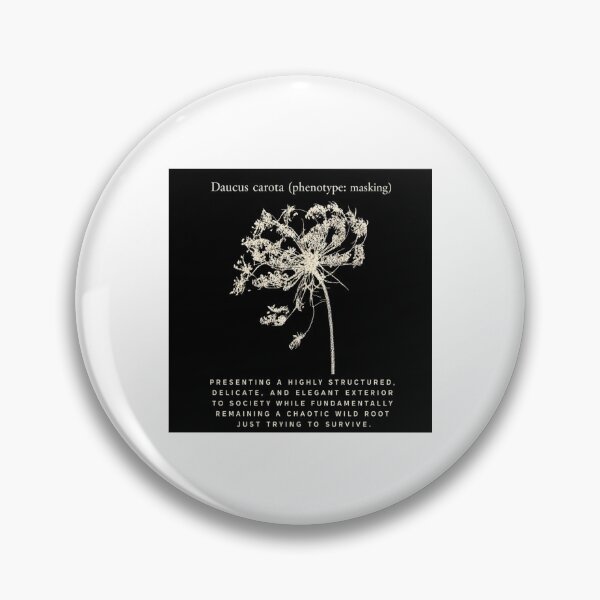 Item preview, Phenotype Masking Queen Annes Lace Handmade Cyanotype Psychology Art designed and sold by The Snarky Ph.D.: A Study in Botanicals .