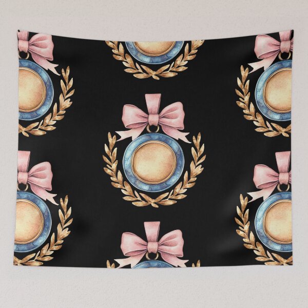 Item preview, Elegant Ribboned Medal Design designed and sold by jierrfan.