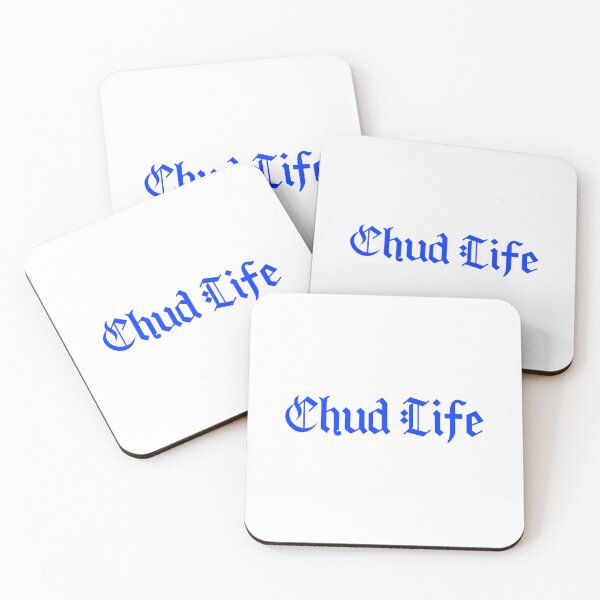 Item preview, Chud Life, Blue Meme Typography  designed and sold by Memes N Lore .