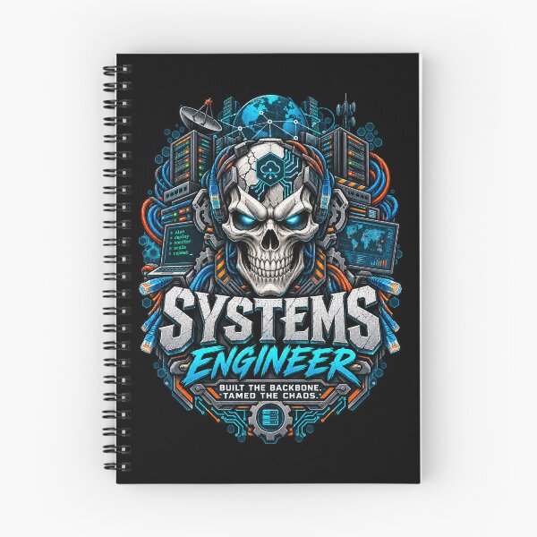 Item preview, Systems Engineer Cyber Skull – Built the Backbone, Tamed the Chaos designed and sold by Koepke Art & Design.