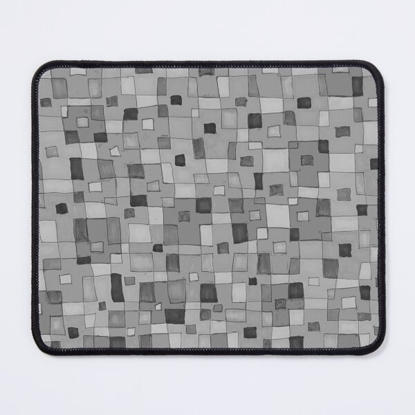 Item preview, Light Greyscale Geometric Squares designed and sold by Honeybee Cameron.