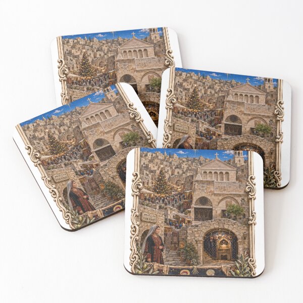 Item preview, Bethlehem Palestine Vintage Travel Art designed and sold by CHC.