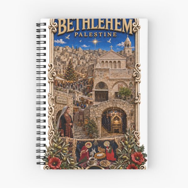 Item preview, Bethlehem Palestine Vintage Travel Art designed and sold by CHC.