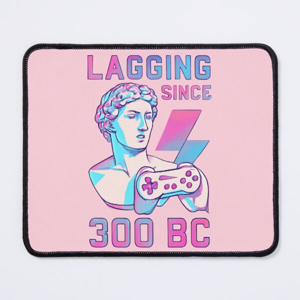 Item preview, Lagging Since 300 BC Vaporwave Glitch Gamer Humor designed and sold by KeySeen.