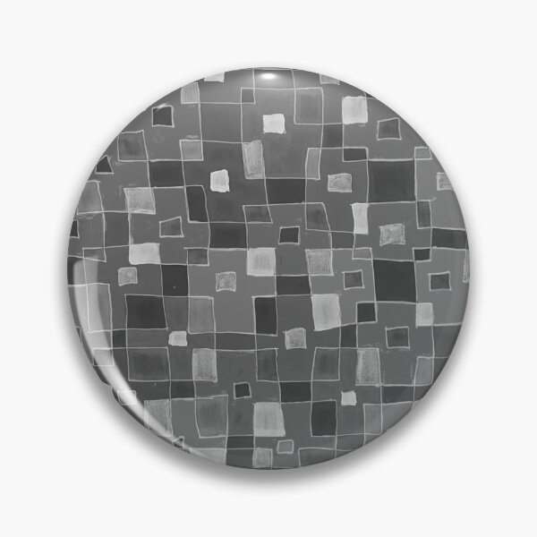 Item preview, Dark Greyscale Geometric Squares designed and sold by Honeybee Cameron.