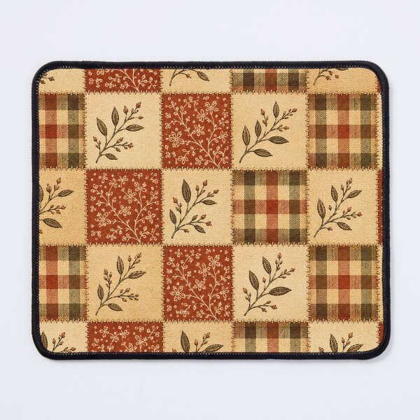 Item preview, Cozy Autumn Patchwork Botanical Plaid Fall Pattern Fall Color Fall Season designed and sold by Luvjesus2.