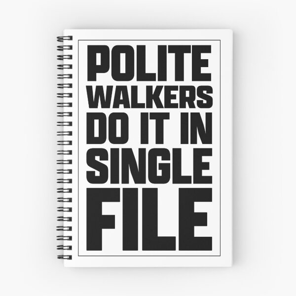 Item preview, A polite reminder to less than considerate pedestrians (version 1) designed and sold by LazloWoodbine.
