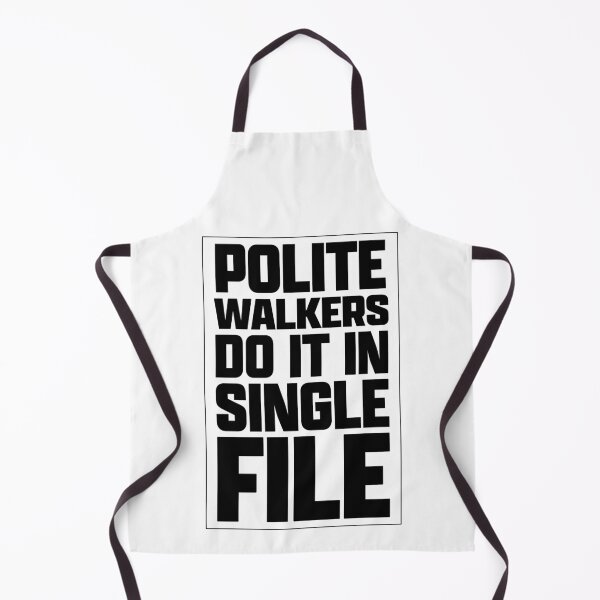Item preview, A polite reminder to less than considerate pedestrians (version 1) designed and sold by LazloWoodbine.