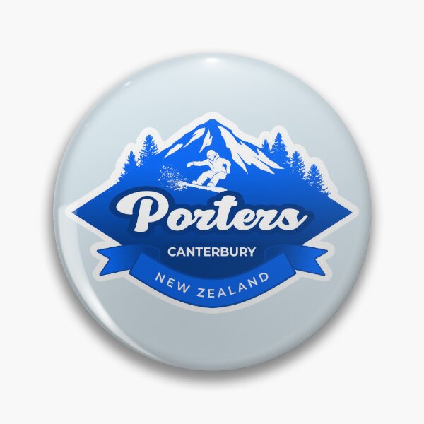 Item preview, Porters Ski Field, Canterbury - Blue designed and sold by MY NEW ZEALAND.