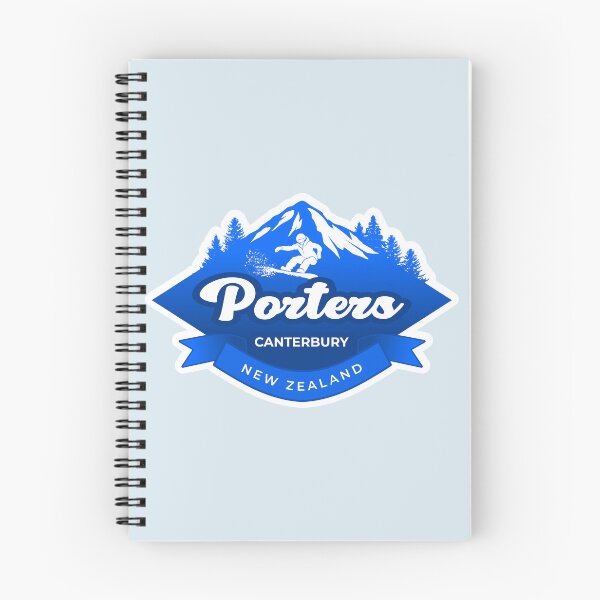 Item preview, Porters Ski Field, Canterbury - Blue designed and sold by MY NEW ZEALAND.